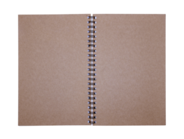 em branco caderno papel com anel coluna vertebral em transparente fundo png Arquivo