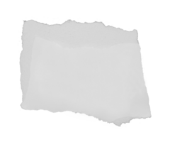en ark av papper trasig till bitar på transparent bakgrund png fil