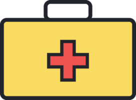 first aid kit flat icon. png