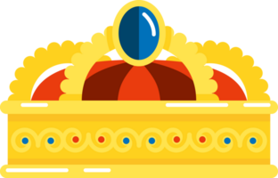 dorado corona ilustración. png