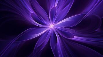 abstract fractal background in purple tone color  . Generative AI photo