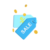 3d discount offer campaign concept icon png