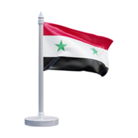 Syrie nationale drapeau ensemble illustration png