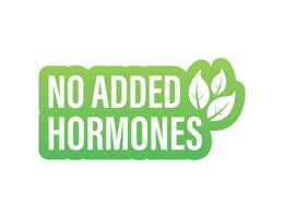 No hormone, great design for any purposes. Natural product. Healthy fresh nutrition. Vector stock illustration.