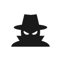 Spyware, Internet technology. Stop sign, Web icon. Danger symbol. Concept hacking computer. Vector stock illustration