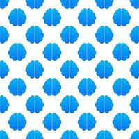 Human brain pattern. Thinking process, brainstorming, good idea, brain activity. Vector stock illustration