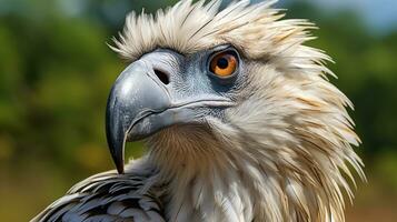 Close-up photo of a Vulture looking any direction. Generative AI