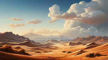 The stark of beauty desert scenic landscape photo