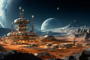 Future of space exploration from colonization photo