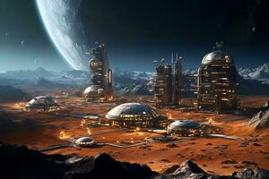 Future of space exploration from colonization photo