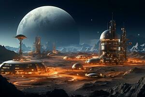 Future of space exploration from colonization photo