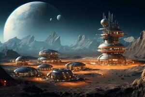 Future of space exploration from colonization photo