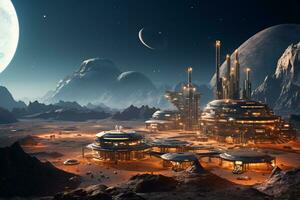 Future of space exploration from colonization photo