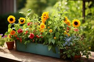 capturar de el alegría hogar jardinería foto