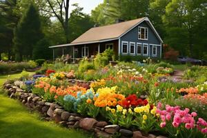 capturar de el alegría hogar jardinería foto