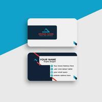 Modern professional business card template design vector