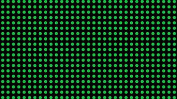Green dots pixel display transition effect green screen background video