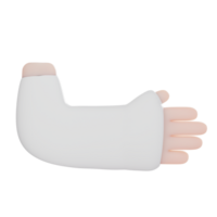 ferito mano 3d icona png