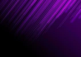 Violet glowing neon lines abstract background vector