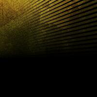 Black and golden abstract tech grunge background vector