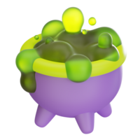 caldera maceta 3d icono png