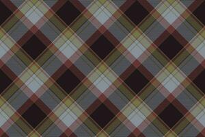 Tartan plaid background, diagonal check seamless pattern. Vector fabric texture for textile print, wrapping paper, gift card, wallpaper.
