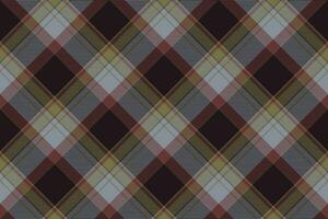 Tartan plaid background, diagonal check seamless pattern. Vector fabric texture for textile print, wrapping paper, gift card, wallpaper.