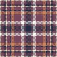 Plaid check pattern. Seamless fabric texture. Tartan textile print. vector