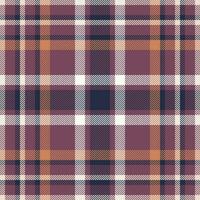 Plaid check pattern. Seamless fabric texture. Tartan textile print. vector