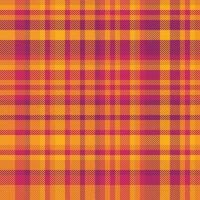 Texture check fabric of background plaid textile with a vector seamless pattern tartan.