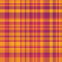 Texture check fabric of background plaid textile with a vector seamless pattern tartan.