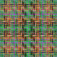 Tartan seamless pattern of vector plaid texture with a textile background fabric check.