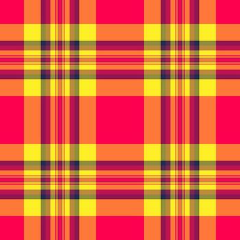 Tartan texture vector of pattern check fabric with a seamless background plaid textile.
