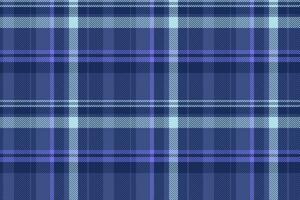 Textile check plaid of tartan pattern texture with a vector seamless fabric background.