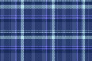 Textile check plaid of tartan pattern texture with a vector seamless fabric background.