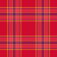 Pattern tartan fabric of texture vector plaid with a seamless check textile background.