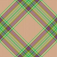 Tartan pattern textile of fabric seamless texture with a plaid vector background check.