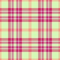 Textile texture fabric of check vector pattern with a plaid background seamless tartan.