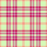 Textile texture fabric of check vector pattern with a plaid background seamless tartan.