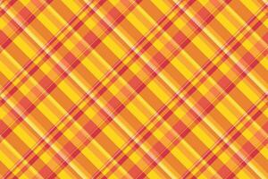 Vector tartan textile of fabric texture plaid with a check pattern seamless background.