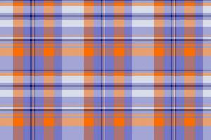 Plaid seamless vector of textile pattern check with a fabric texture background tartan.