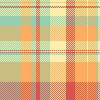 Check tartan background of seamless vector fabric with a textile texture plaid pattern.