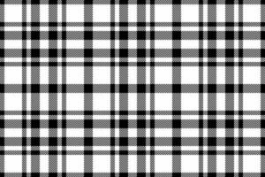 Check fabric pattern of seamless plaid texture with a tartan textile vector background.