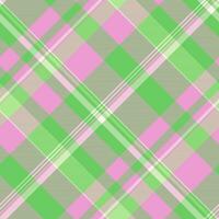 Plaid tartan texture of background fabric vector with a pattern seamless textile check.