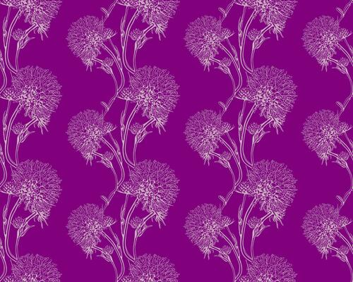 Floral pattern seamless background. Foliage and flower wallpaper design of nature.