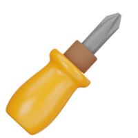 Screwdriver 3D Icon png