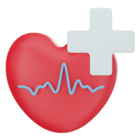 Heartrate 3d icon png