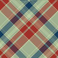 Seamless pattern of scottish tartan plaid. Repeatable background with check fabric texture. Vector backdrop striped textile print.