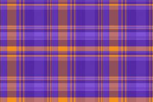 Background fabric plaid of textile vector seamless with a check texture tartan pattern.