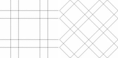 Check texture background of plaid vector textile with a pattern fabric tartan seamless.